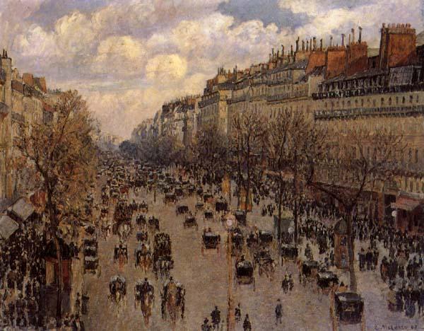Camille Pissarro Boulevard Montaartre oil painting picture
